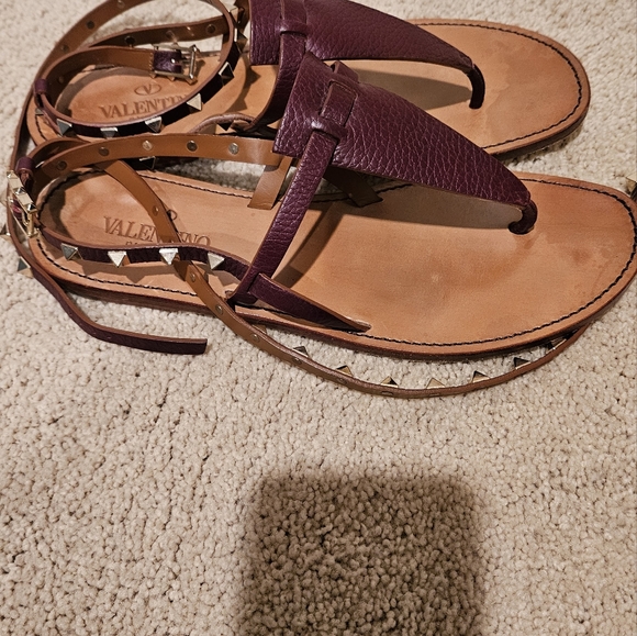VALENTINO GARAVANI ROCKSTUD SANDALS Size 40.5 - Picture 10 of 10